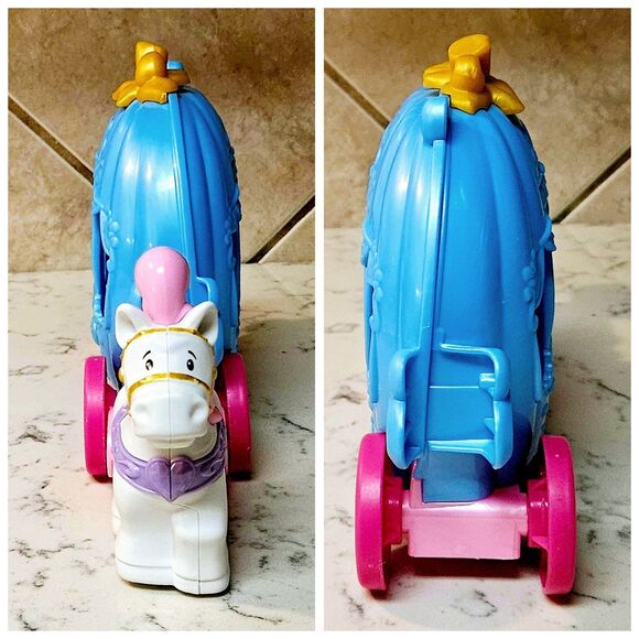 Fisher Price Little People Disney Princess Cinderalla's Dancing Carriage Playset - Picture 2 of 11